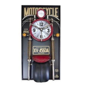 OROLOGIO A MURO Motorcycle Red 60 x 120