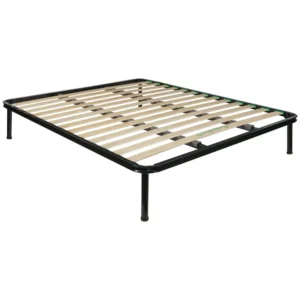 Rete Ortopedica in Metallo e doghe Flessibili in Legno di Faggio