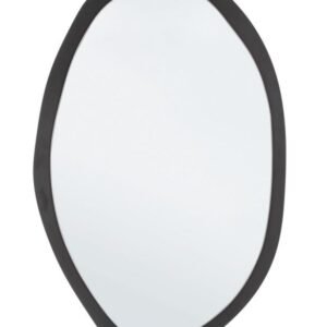 Specchio Asteroid Nero by Bizzotto 51x79