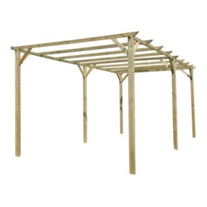 Pergola in Legno Dimensioni: 3x3, 3x4, 3x6 pali da cm 9x9.