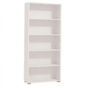 Libreria Tomar Bianca 5 Ripiani 70x24,5x176