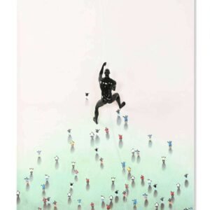 Quadro 3D "Scalata al Successo" 80x120