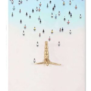 Quadro 3D "Tuffo nell'Oro" 103,5x4,5x144