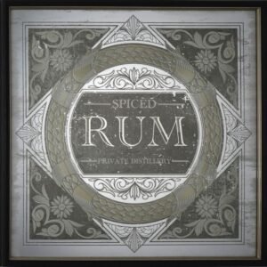 Specchio C-C Library ORO 70x70