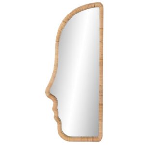 Specchio Rattan Viso Naturale 50x120