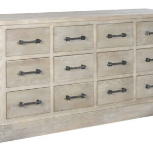 Mobile Madera in legno e metallo 170x40x89