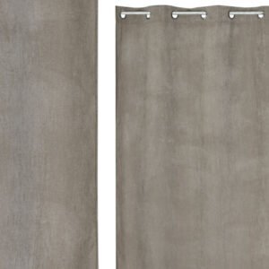 Tenda poliestere 8 Anelli Grigio Topo 140x260