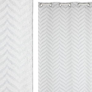 Tenda Poliestere 8 Anelli Grigio Chiaro 140x260