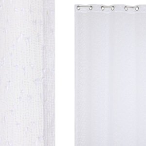 Tenda Poliestere 8 Anelli Bianco 140x260