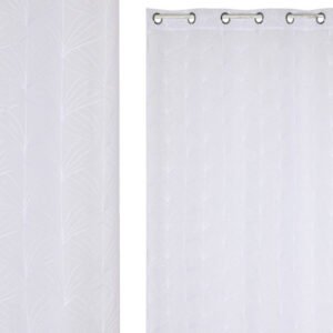 Tenda Poliestere 8 Anelli Bianco 140x260