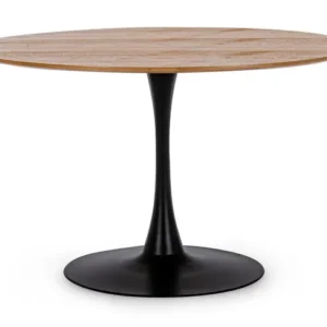 Tavolo Rotondo BIZZOTTO d.120 Rovere Nero 120x75