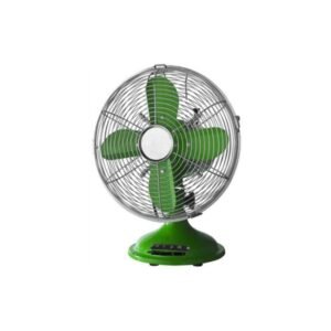 Ventilatore da Tavolo Metallico Cromo 30 Verde