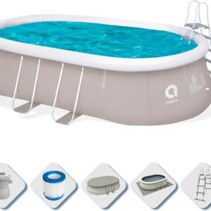 Piscina Ovale Chinook Grey cm 540x300