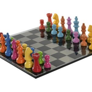 Scacchiera Resina Cristallo 61x61x0,5