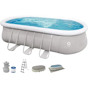 Piscina Ovale Chinook Grey cm 610x360